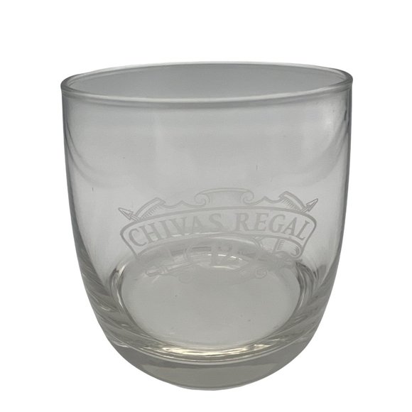 Chivas Regal Lowball Whiskey Glass Aged 12 Years Barware On the Rocks 3.5" - Picture 1 of 6